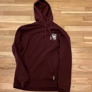 Maroon Vans Hoodie size M